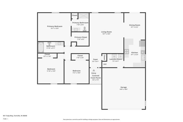 951 Tulip Way, Fortville, IN 46040