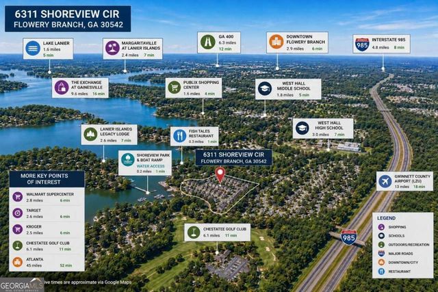 6311 Shoreview Circle, Flowery Branch, GA 30542