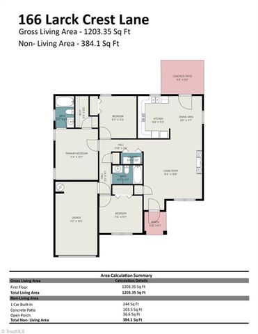 166 Larck Crest Lane, Winston-salem, NC 27107