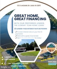515 S LAKESHORE DR, Louisa, VA 23093