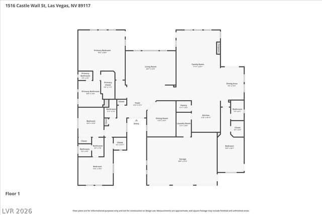 1516 Castle Wall Street, Las Vegas, NV 89117