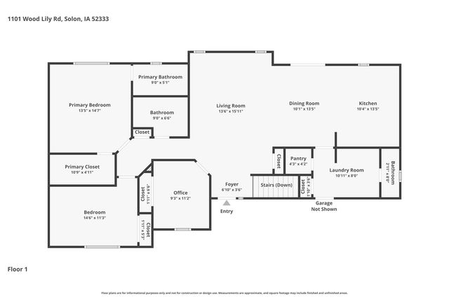 1101 Wood Lily Road, Solon, IA 52333