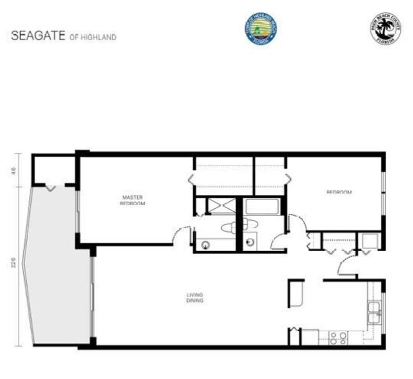 Image 58 of property listing at 3310 S Ocean Boulevard 1030-D, Highland Beach, FL 33487