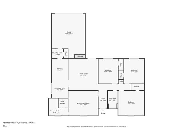1519 Rocky Point Drive, Lewisville, TX 75077
