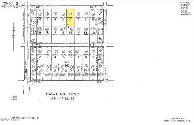E Ave R12, Littlerock, CA 93543