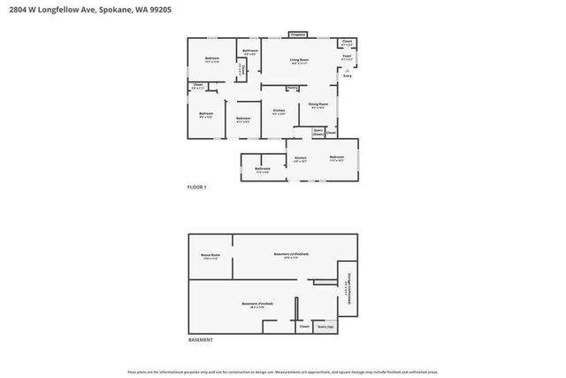 2804 W LONGFELLOW AVE. Ave, Spokane, WA 99205