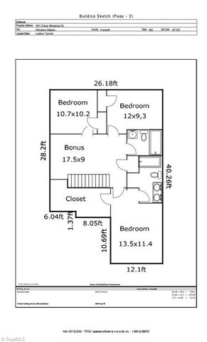 551 Clear Meadow Drive, Winston-salem, NC 27107