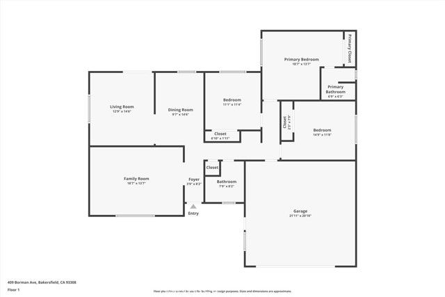 409 Borman Avenue, Bakersfield, CA 93308