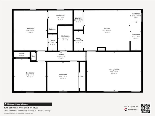 1015 Squire LANE, West Bend, WI 53090