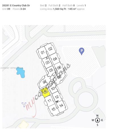 20281 E Country Club Drive 909, Aventura, FL 33180