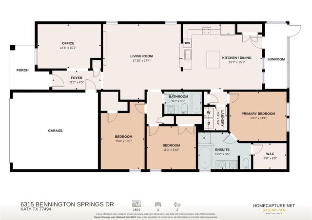 6315 Bennington Spgs Drive, Katy, TX 77494