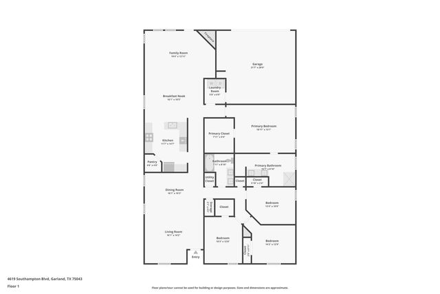 4619 Southampton Boulevard, Garland, TX 75043