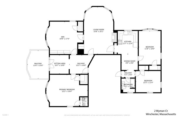 2 Wyman Ct 1, Winchester, MA 01890