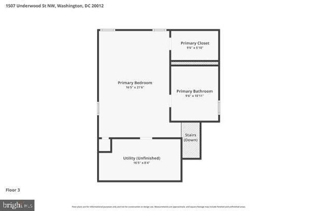 1507 UNDERWOOD ST NW, Washington, DC 20012