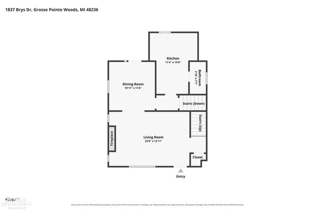 1837 Brys Drive, Grosse Pointe Woods, MI 48236