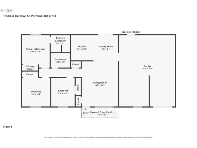 15540 Se HARRISON St, Portland, OR 97233