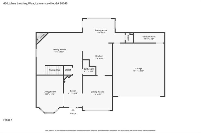 600 Johns Landing Way, Lawrenceville, GA 30045