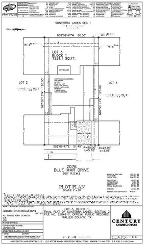 2076 Blue Mar Drive, Brookshire, TX 77423
