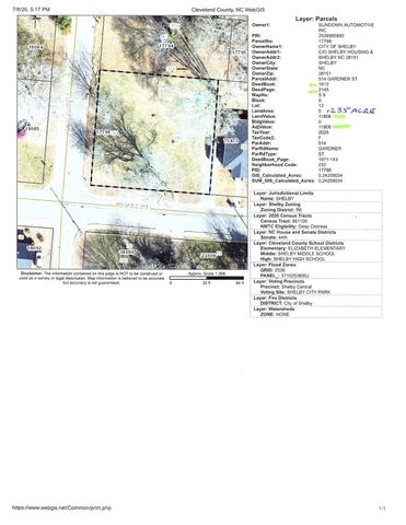 514 GARDNER Street, Shelby, NC 28150