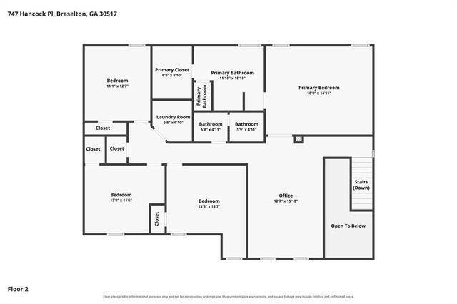 747 Hancock Place, Braselton, GA 30517
