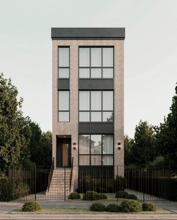 2302 W Huron Street 1, Chicago, IL 60612 — exterior