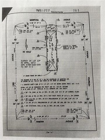 0 Mariposa, Sierra Madre, CA 91024