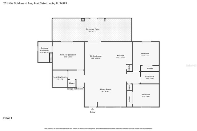 201 NW GOLDCOAST AVENUE, Port St Lucie, FL 34983