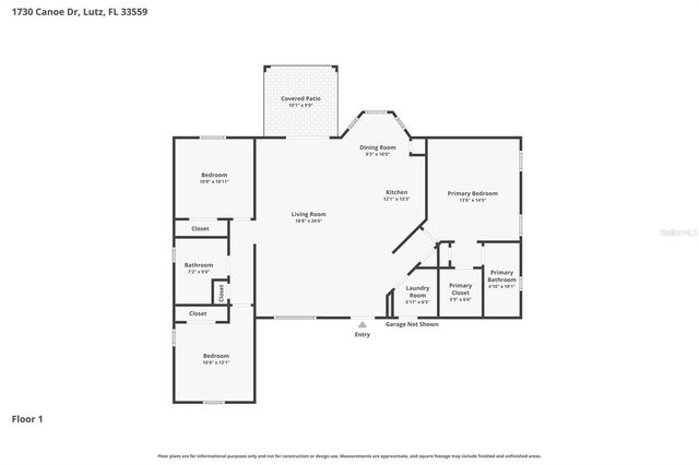 1730 CANOE DRIVE, Lutz, FL 33559