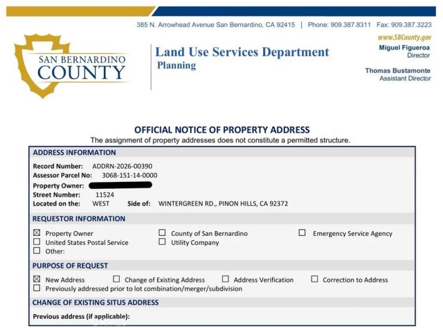 11524 Wintergreen Rd, Pinon Hills, CA 92372