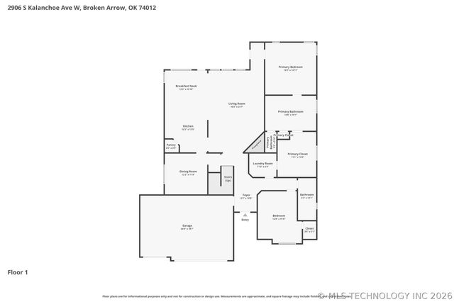 2906 S Kalanchoe Avenue, Broken Arrow, OK 74012