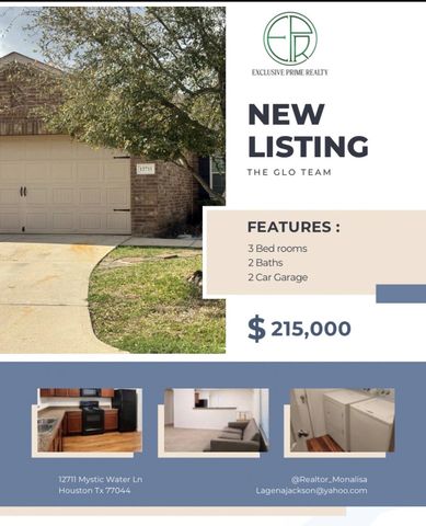 12711 Mystic Water Lane, Houston, TX 77044