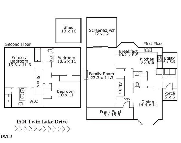 1501 Twin Lake Drive, Holly Springs, NC 27540