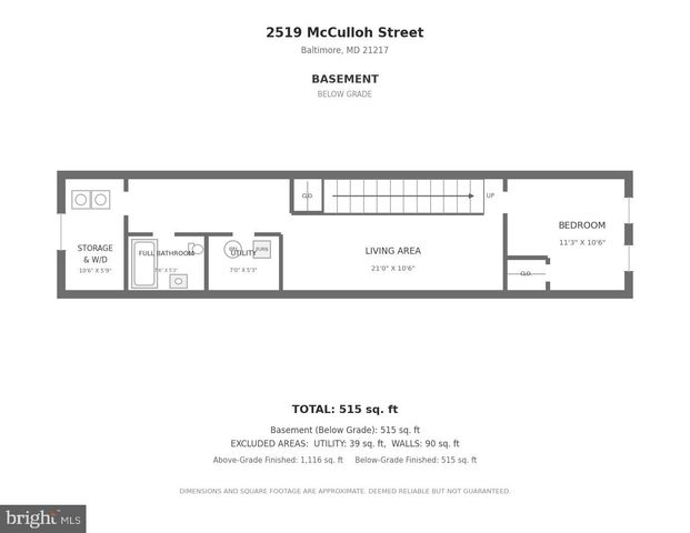 2519 MCCULLOH ST, Baltimore, MD 21217