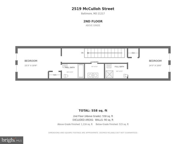 2519 MCCULLOH ST, Baltimore, MD 21217