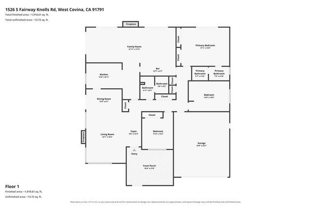 1526 S Fairway Knolls, West Covina, CA 91791