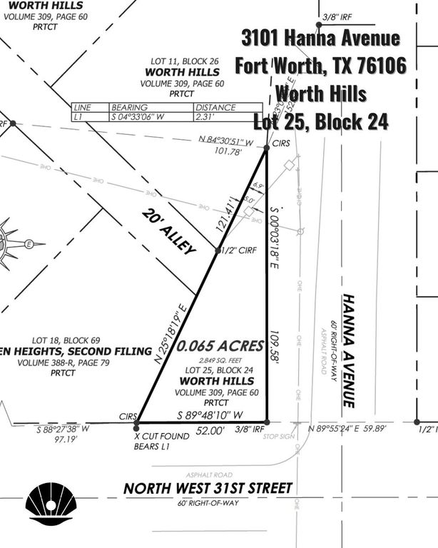 3101 Hanna Avenue, Fort Worth, TX 76106