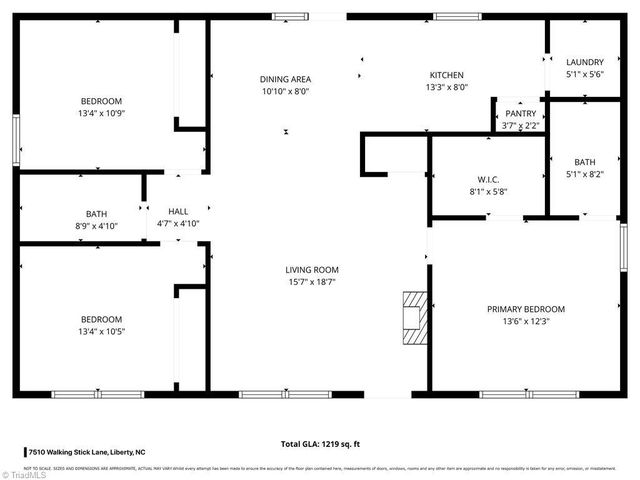 7510 Walking Stick Lane, Liberty, NC 27298