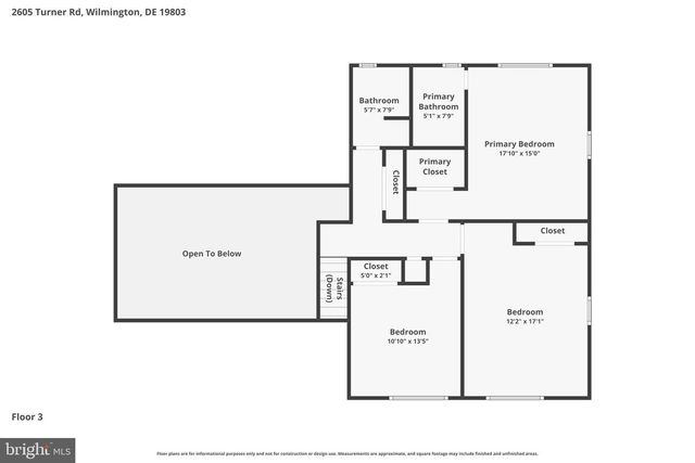 2605 TURNER RD, Wilmington, DE 19803