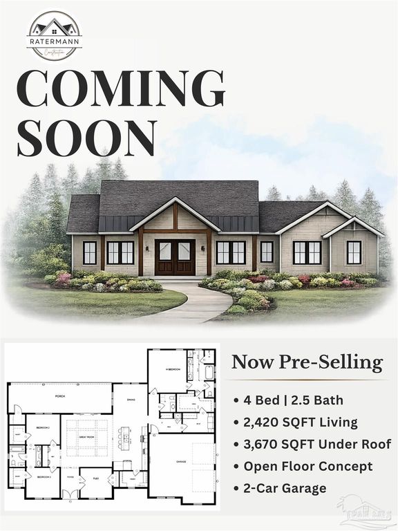 3571 Maple Branch Ln, Jay, FL 32565