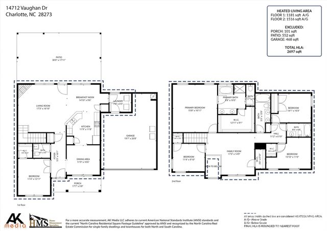 14712 Vaughan Drive, Charlotte, NC 28273