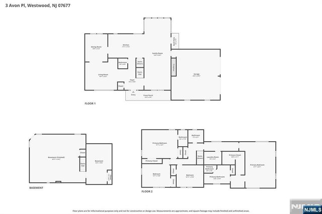 3 Avon Place, Woodcliff Lake, NJ 07677