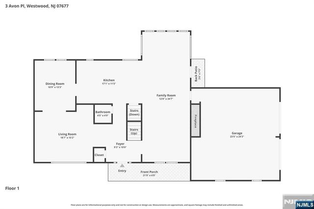 3 Avon Place, Woodcliff Lake, NJ 07677