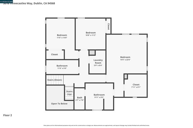 3016 Threecastles Way, Dublin, CA 94568
