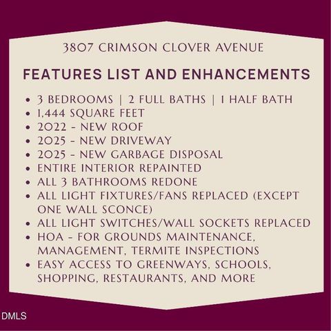 3807 Crimson Clover, Wake Forest, NC 27587