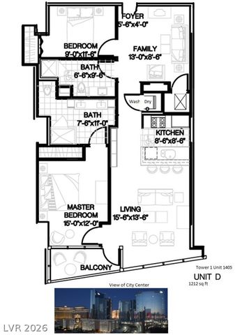 4525 DEAN MARTIN Drive 1405, Las Vegas, NV 89103