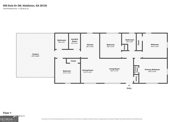 950 Dale Drive SW, Mableton, GA 30126