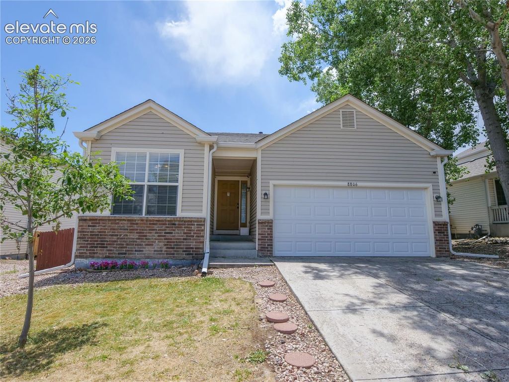 8806 Silver Glen Drive, Fountain, CO 80817 — exterior