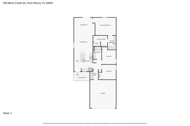 923 Bent Creek Drive, Fort Pierce, FL 34947
