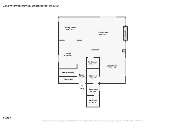 2812 W Fawkesway Drive, Bloomington, IN 47404