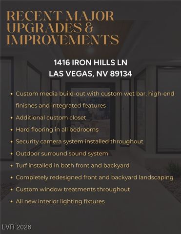 1416 Iron Hills Lane, Las Vegas, NV 89134